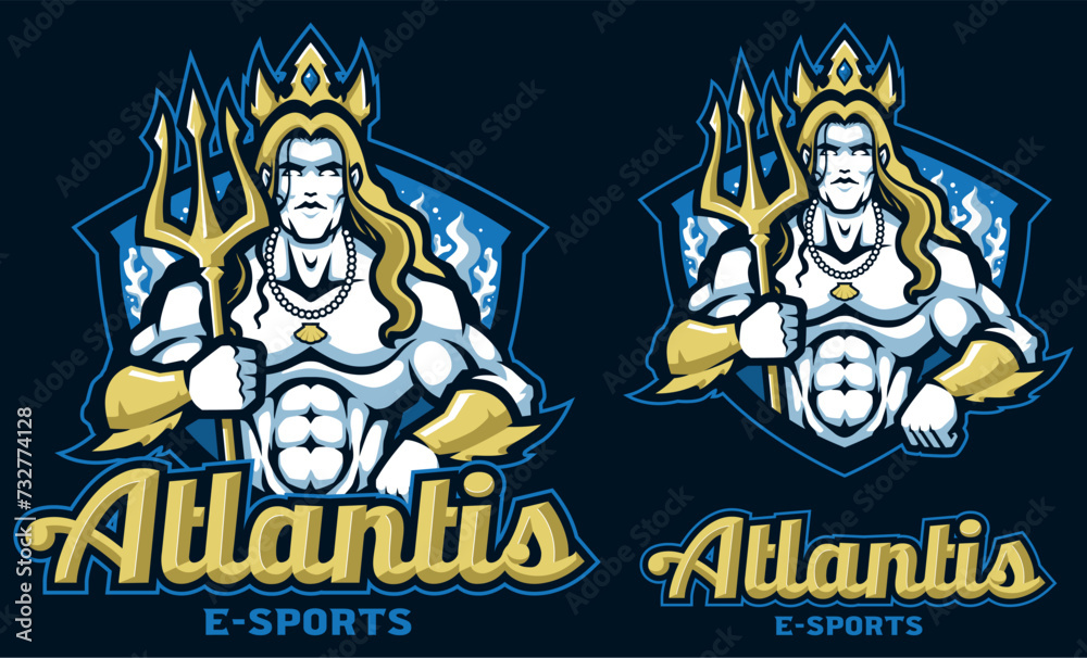 Obraz premium Atlantis Team Mascot