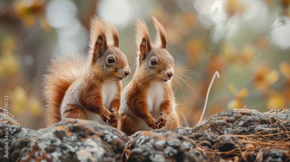 Red Squirrels Dancing Through the Forests of Greece, A Symphony of Nature. Red Squirrels Dancing Through the Forests of Greece, A Symphony of Nature.