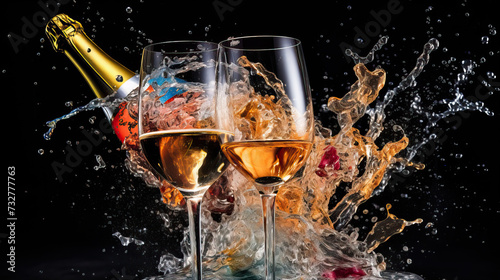 glass of champagne