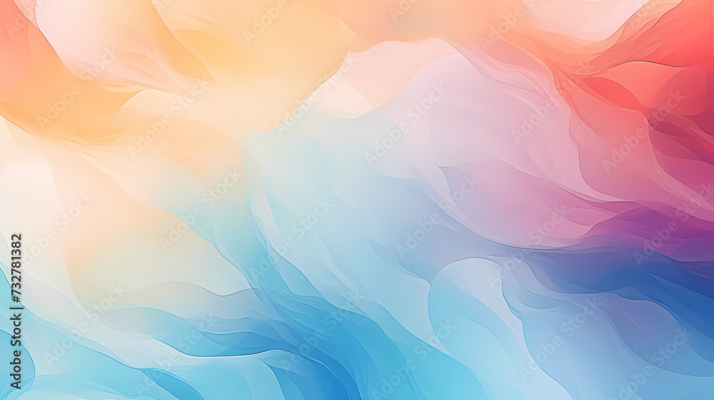 Fototapeta premium Colorful abstract watercolor seamless pattern background, abstract texture