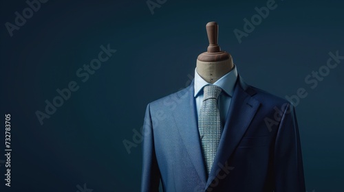business suit on Mannequin isolated