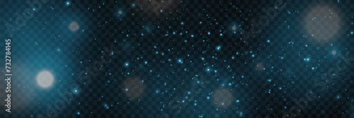 The shine of sparkling dust particles. A glare of light and stars.