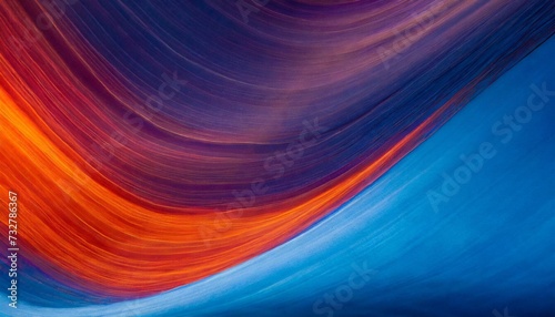 abstract background features a blue orange and red wave pattern dark purple and sky blue rim light vibrant colorscape