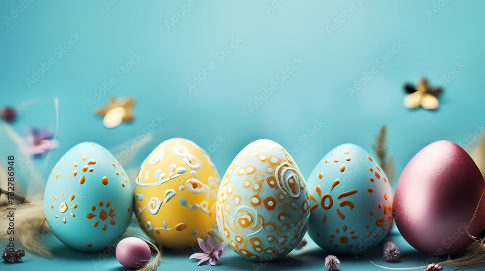 Easter background, background with copy space Easter background, background with copy space