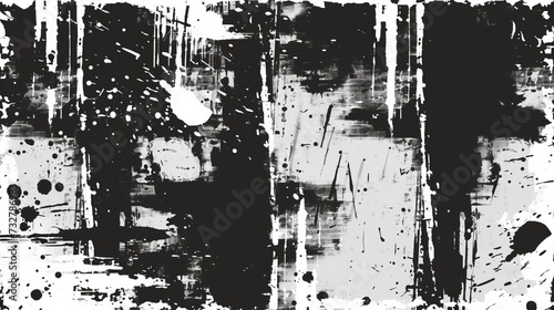 Create abstract dotted, scratched, vintage effects with noise and grain using this grunge black and white urban vector texture template