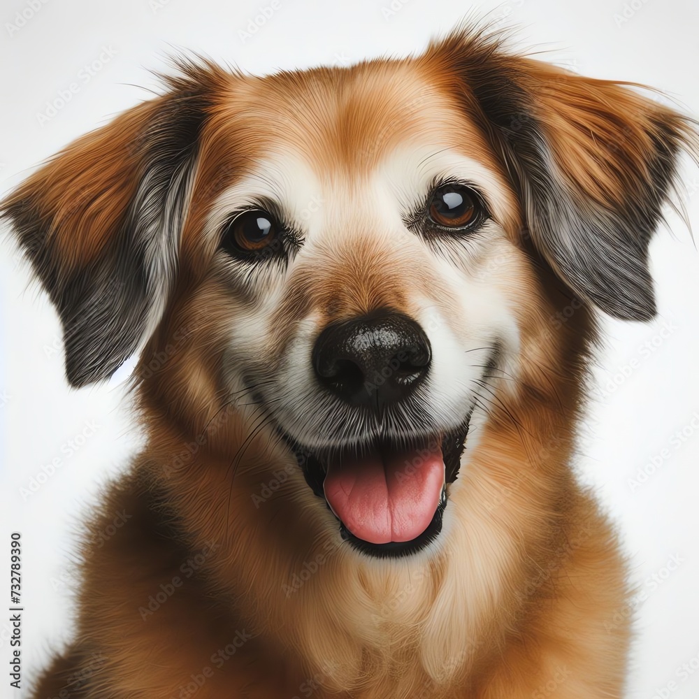 Senior Dog with a Gentle Expression