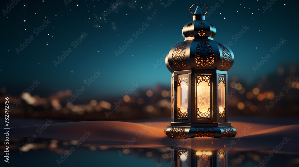 Ramadan background with mosque or lantern illustration Ramadan background with mosque or lantern illustration