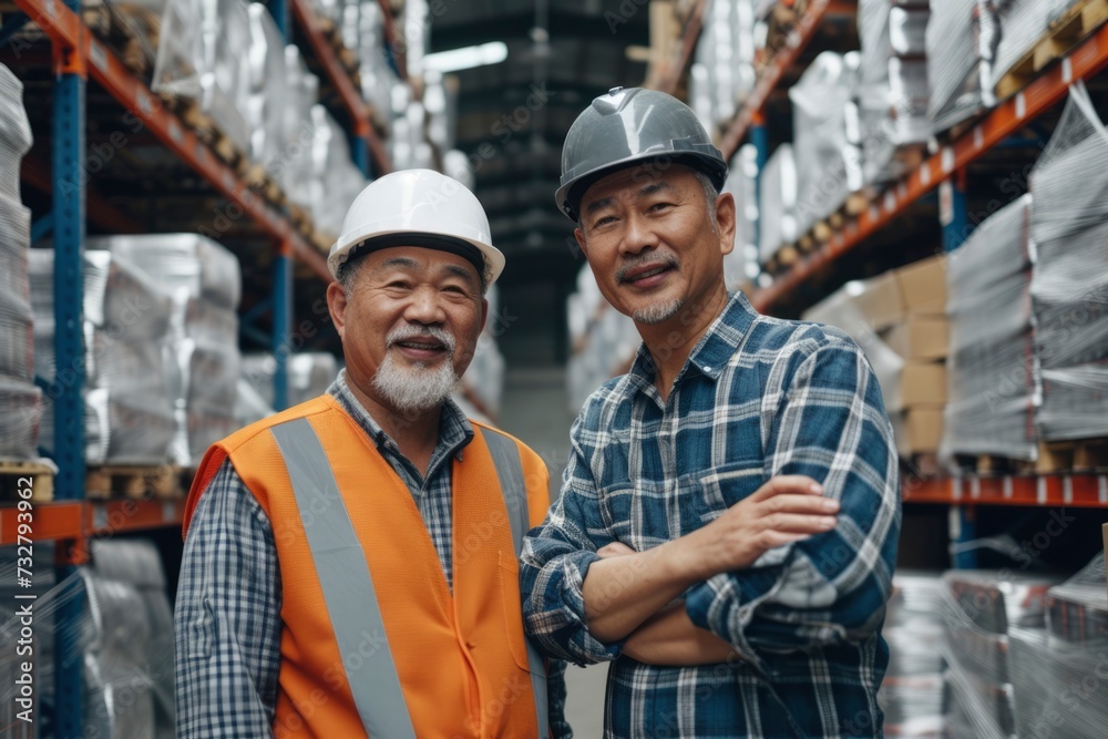 photo of warehouse workers photo of warehouse workers