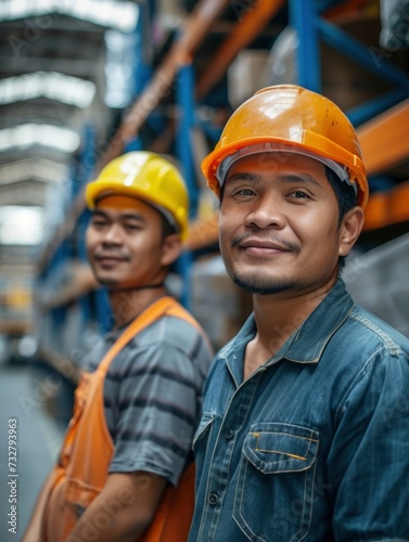 photo of warehouse workers