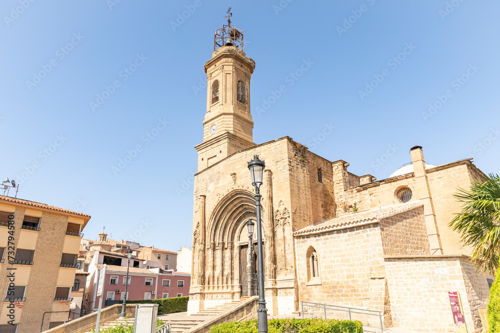 Collegiate Church of Santa Maria in Caspe, province of Zaragoza, Aragon, Spain