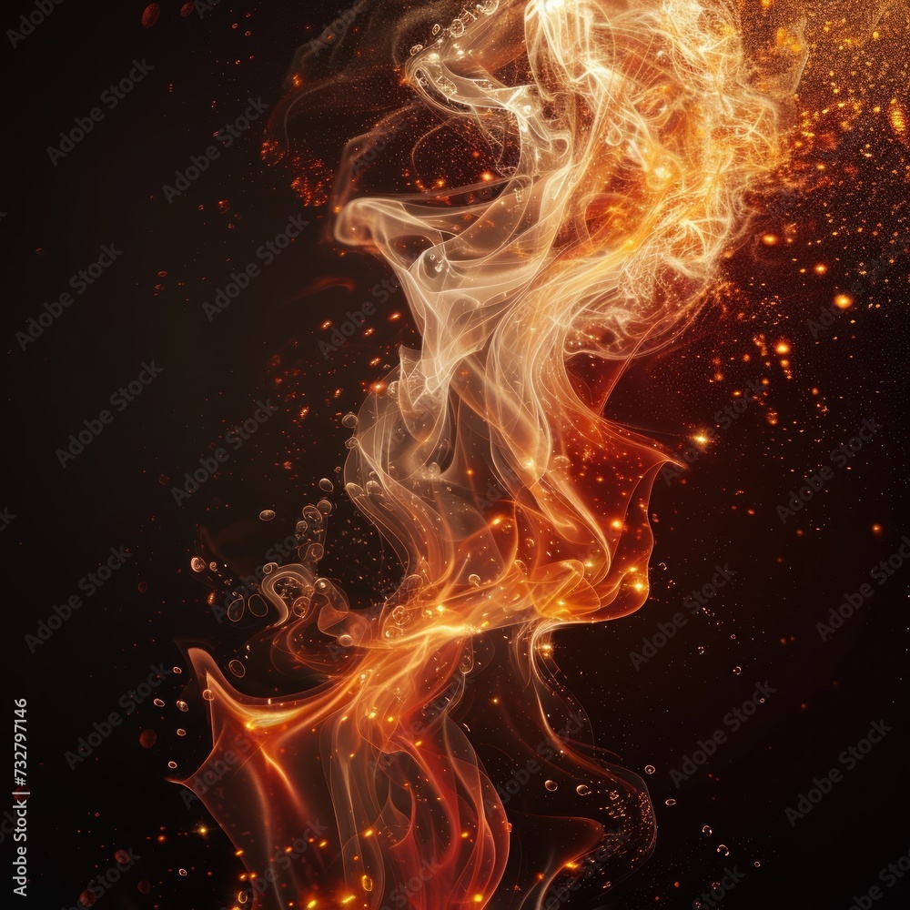 A mesmerizing fire splash with fluid smoke-like patterns, perfect for artistic backgrounds or concept pieces. A mesmerizing fire splash with fluid smoke-like patterns, perfect for artistic backgrounds or concept pieces.
