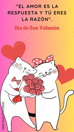 Vertical Valentine's Day Cards
 2160x 3840 in Spanish and English