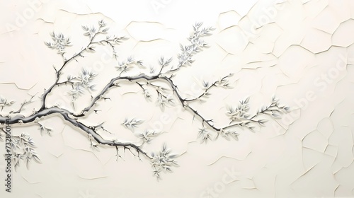 seamless background with coniferous branches pattern, coniferous, fir, 