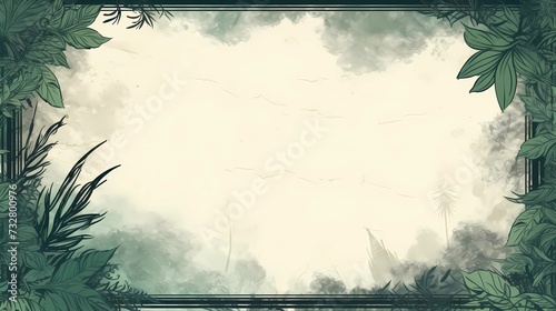 seamless background with coniferous branches pattern, coniferous, fir, 