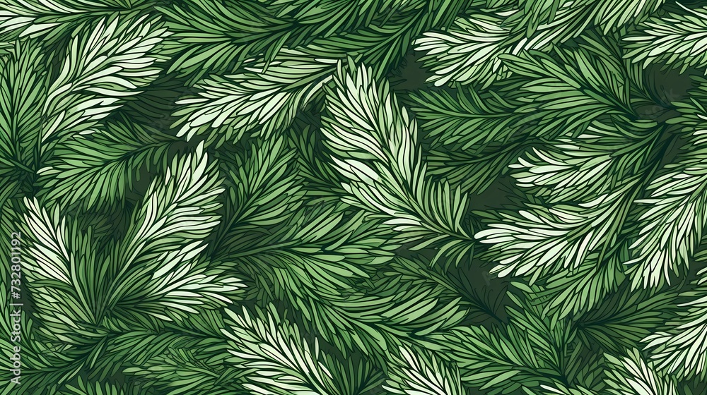 seamless background with coniferous branches pattern, coniferous, fir, seamless background with coniferous branches pattern, coniferous, fir,