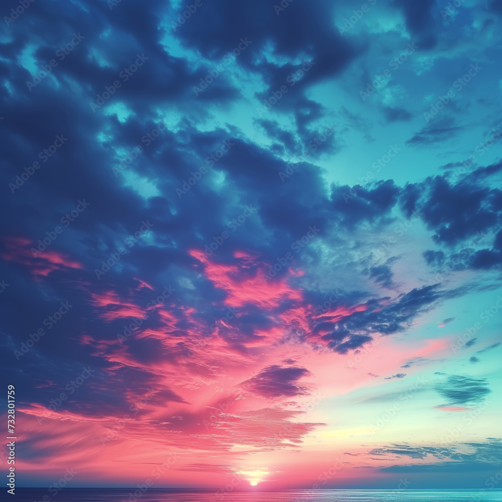 a fiery red sunset over the sea a fiery red sunset over the sea