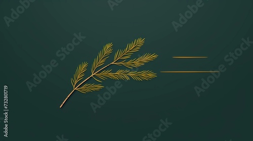 seamless background with coniferous branches pattern, coniferous, fir, 