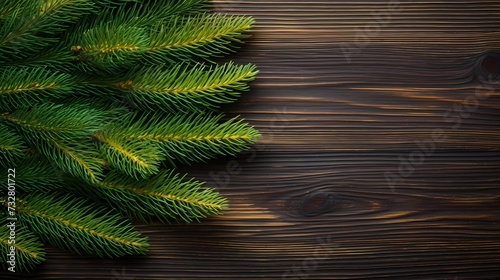 seamless background with coniferous branches pattern, coniferous, fir, 