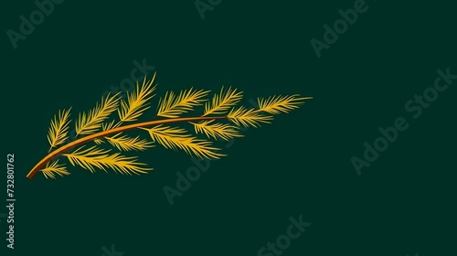 seamless background with coniferous branches pattern, coniferous, fir, 