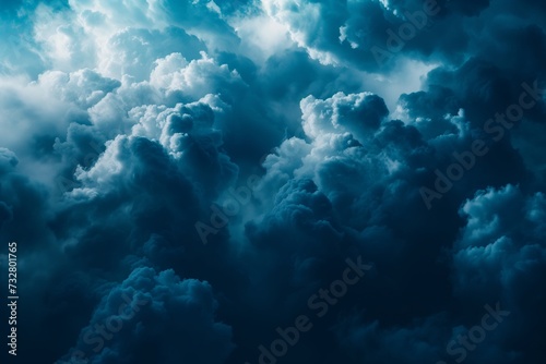 dark blue storm clouds