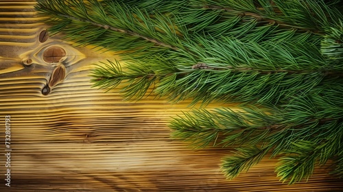 seamless background with coniferous branches pattern, coniferous, fir, 