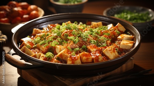 Yudofu Tofu Hot Pot. Best For Banner, Flyer, and Poster