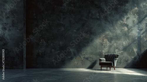 Clean modern interior design background wallpaper © Frank