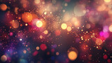 Abstract Colorful Bokeh Lights Background for Festive Occasions