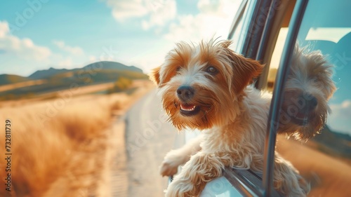 Thrilling Road Trip: Dog and Owner Adventure   © Kristian