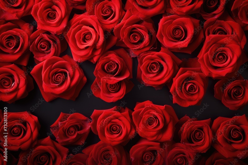 Natural red roses background pattern. Valentine's day, Mother's day, Women's Day , Wedding and love concept Natural red roses background pattern. Valentine's day, Mother's day, Women's Day , Wedding and love concept