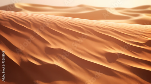 Desert background  desert landscape photography with golden sand dunes