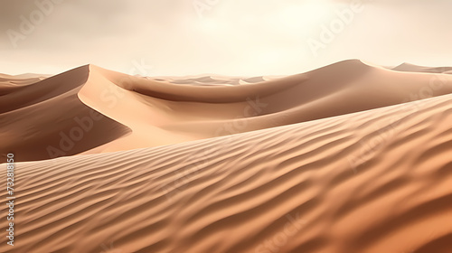 Desert background  desert landscape photography with golden sand dunes