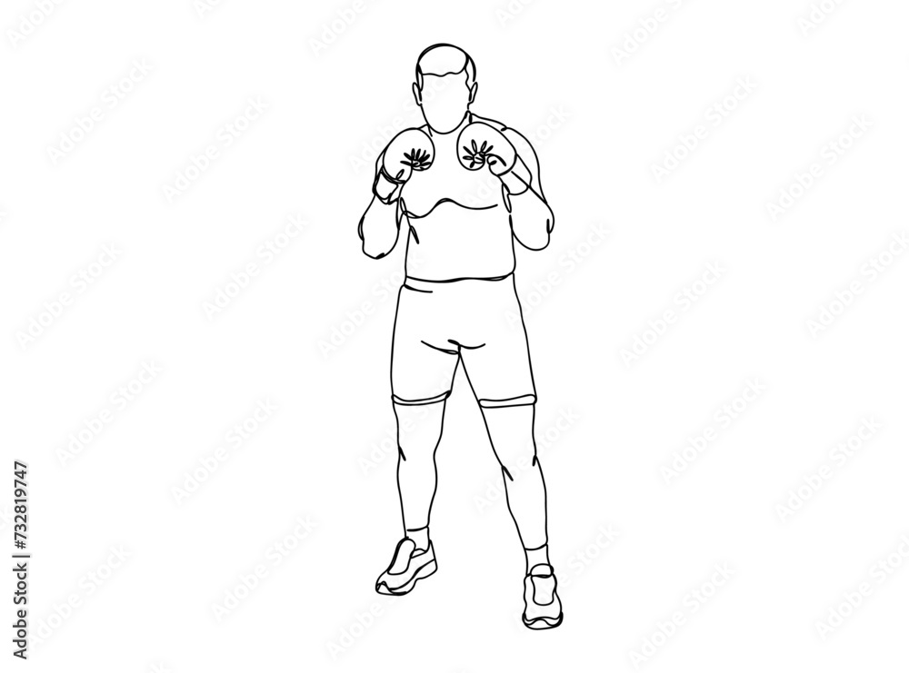 Boxing Player Single Line Drawing Ai, EPS, SVG, PNG, JPG zip file Boxing Player Single Line Drawing Ai, EPS, SVG, PNG, JPG zip file