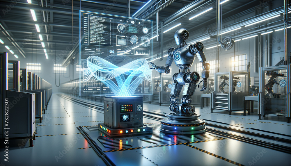 Advanced Robotics: Precision and Efficiency in Action Stock Photo ...
