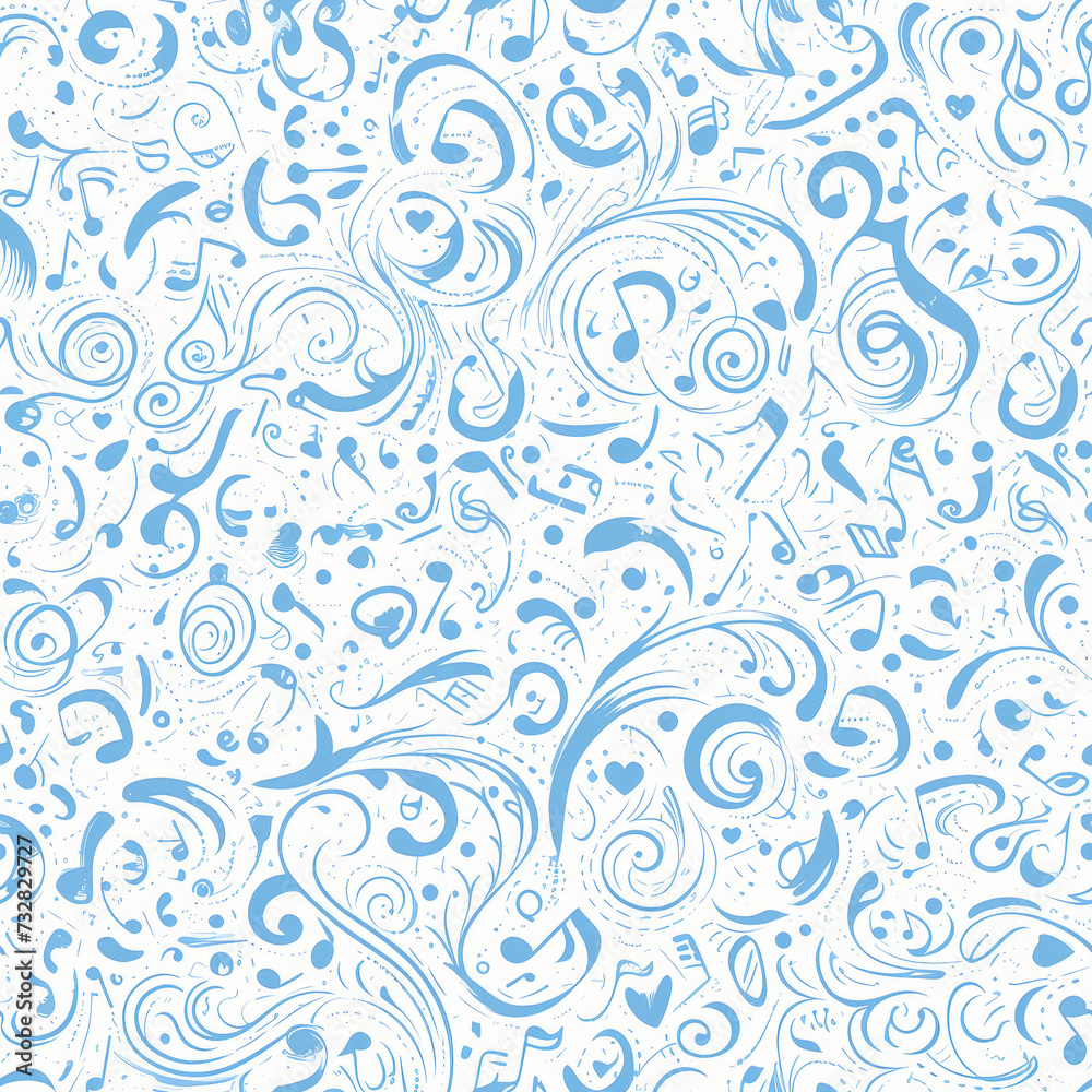 abstract patterns music, Seamless tile pattern AI art abstract patterns music, Seamless tile pattern AI art