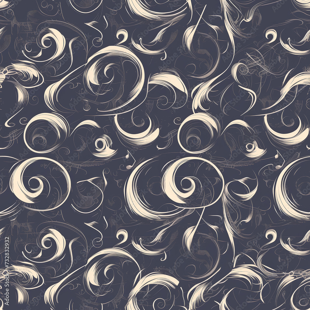 abstract patterns music, Seamless tile pattern AI art abstract patterns music, Seamless tile pattern AI art