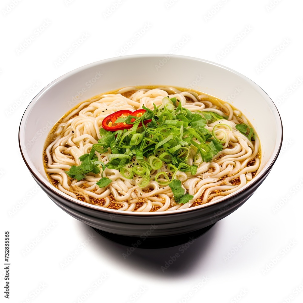 Noodle soup closeup Noodle soup closeup