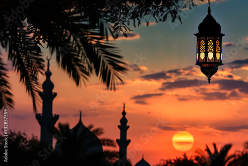 ramadan Kareem  Ramadan crescent moon  Eid Mubarak Islamic festival social media banner and Eid Mubarak Post Template  islam