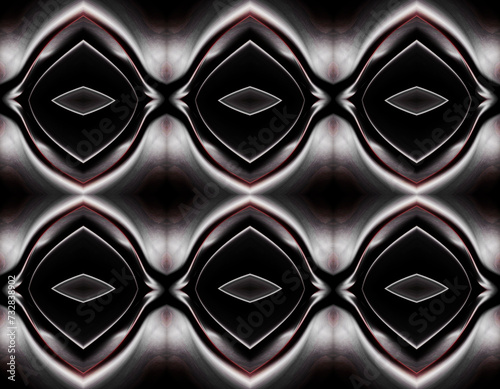 Silver red beautiful 3d geometric design for floor graphic illustration