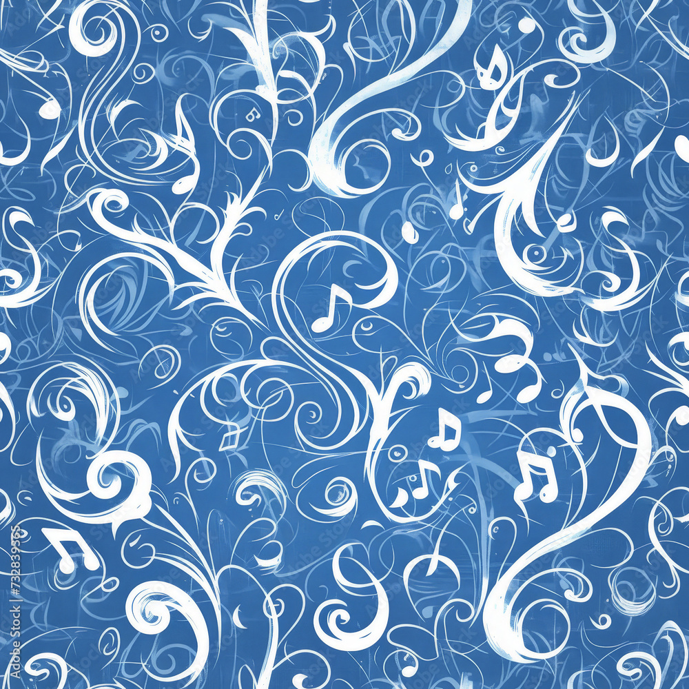 abstract patterns music, Seamless tile pattern AI art abstract patterns music, Seamless tile pattern AI art