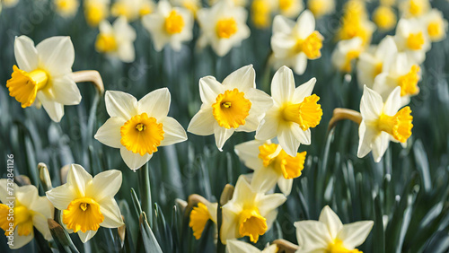 daffodils in spring