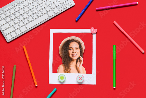 Photo of beautiful woman wi...