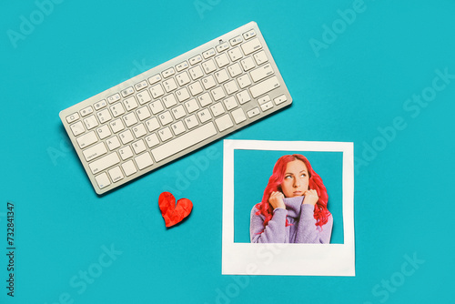 Photo of beautiful woman wi...
