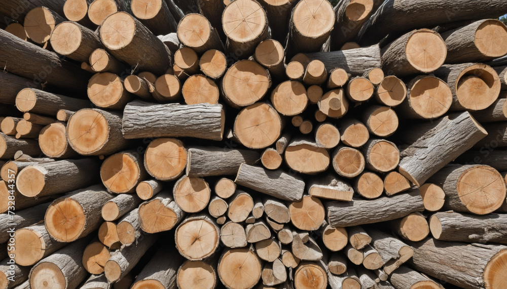 Bundle of firewood for a fireplace, stove, or campfire, cut out Bundle of firewood for a fireplace, stove, or campfire, cut out
