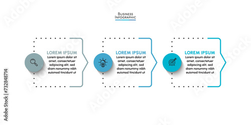Business data visualization. timeline infographic icons designed for abstract background template