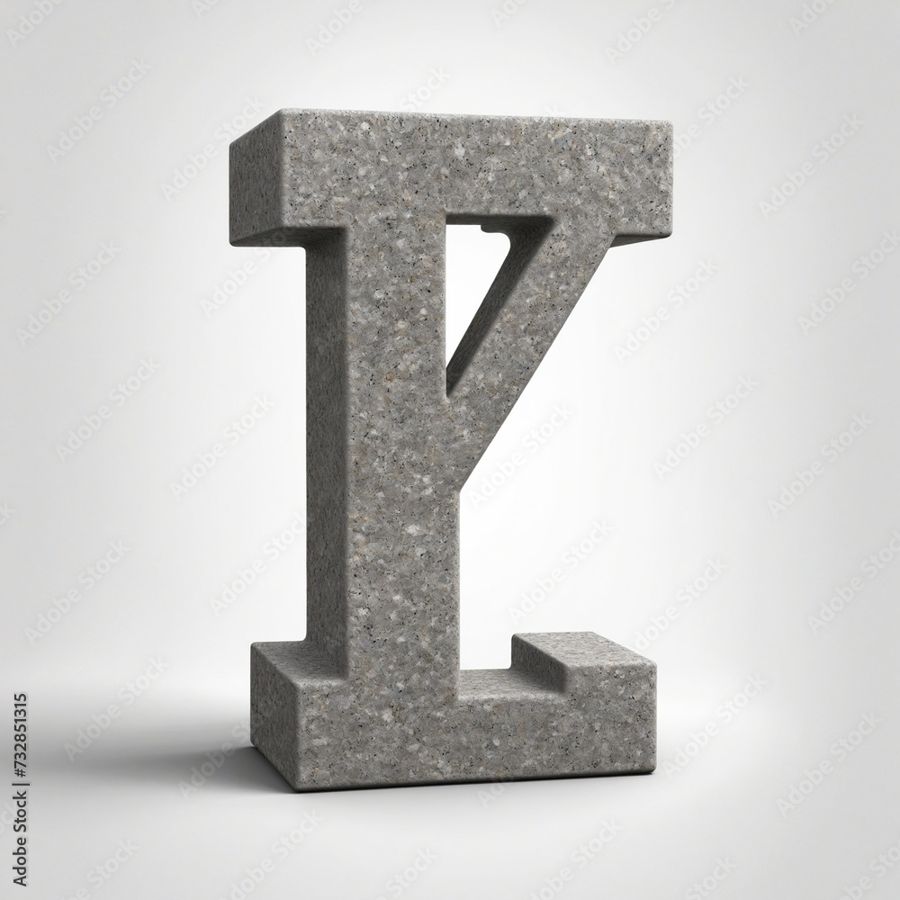 3D granite alphabet lettering for a school teaching the rudiments of English language 3D granite alphabet lettering for a school teaching the rudiments of English language
