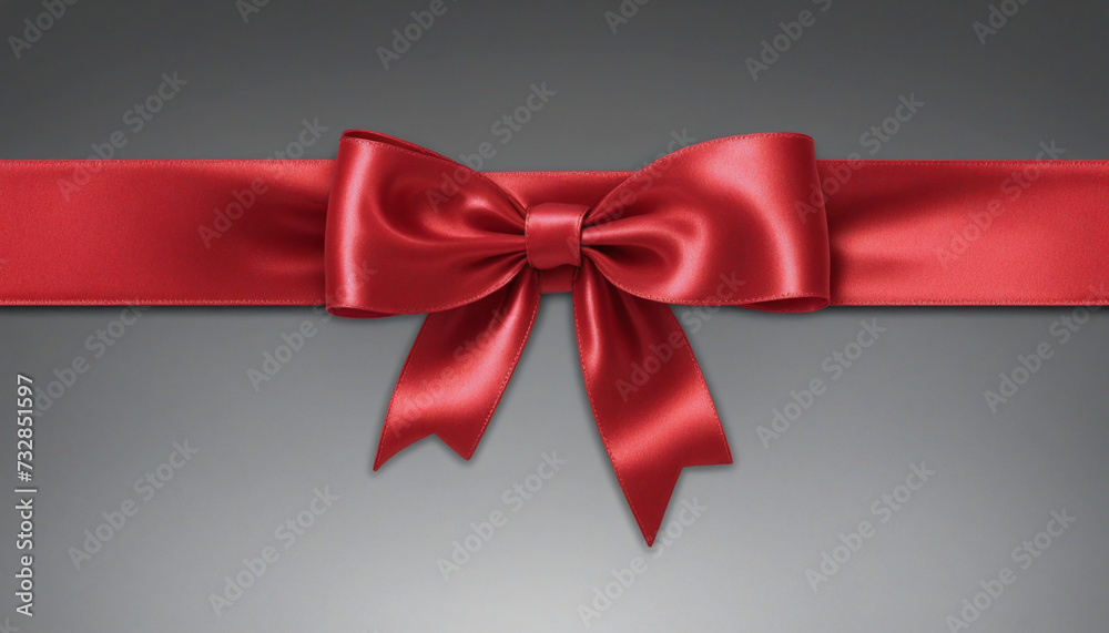 Elegant red satin ribbon perfect for gifts and celebrations, isolated on a transparent background Elegant red satin ribbon perfect for gifts and celebrations, isolated on a transparent background