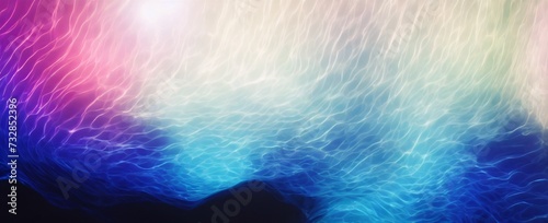 an abstract underwater scene , lightpenetratese the water and waves .