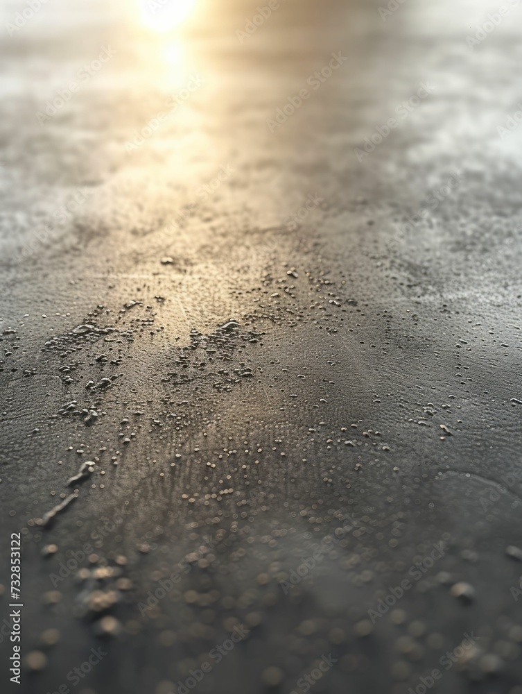 Angle shot of a zinc surface with fine grains and sporadic oxidation spots, reflecting industrial elegance Angle shot of a zinc surface with fine grains and sporadic oxidation spots, reflecting industrial elegance