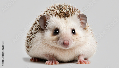 Hedgehog cute watercolor portrait